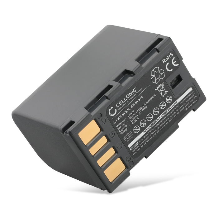 JVC BN-VF815U Accu Batterij 2250mAh van subtel