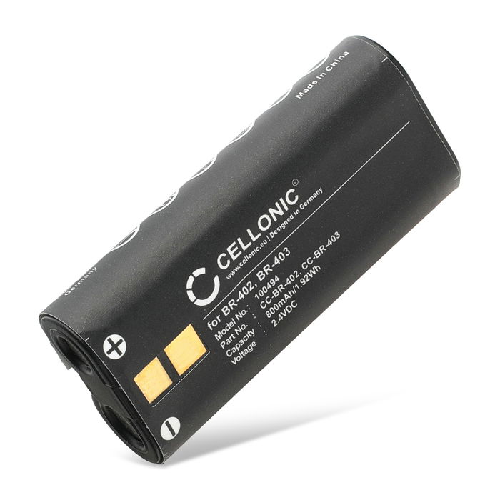 Batterij voor Olympus DS 4000, DS 3300, DS 2300, DS 5000, BR402, BR403 BR-402, BR-403 Accu (800mAh, 2.4V) van CELLONIC