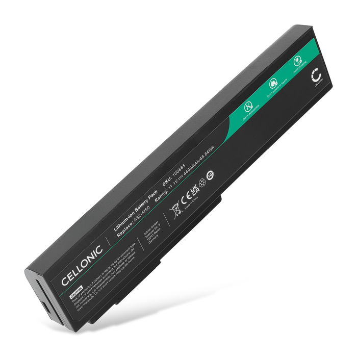 Batterij voor ASUS B43, X55, N53S, N53SV, N53, N61J, G51J, G60J, X64J, Pro58 Series Laptop - 4400mAh 11.1V 