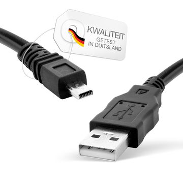 8-Pin Mini USB B Camera USB Kabel voor Panasonic Lumix FZ1000 FZ300 DC-GH4 TZ61 TZ71 LX100 G70 uvm Video-/ Foto camera's - Datakabel DMW-USBC1 opladen