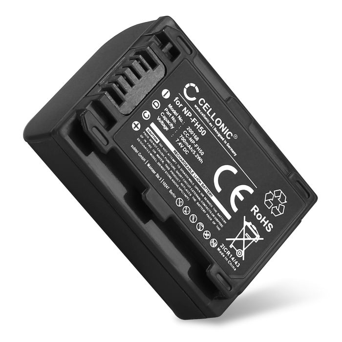 Sony NP-FH40 Accu Batterij 700mAh van CELLONIC
