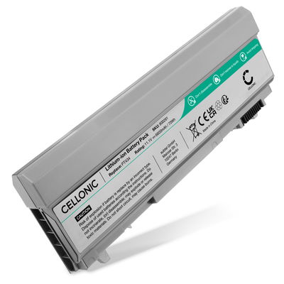 Batterij voor Dell Latitude E6500, E6410, E6400, E6510, Precision M4500, M4400, M2400, Dell DFNCH, PT434, MP490 Laptop - 6600mAh 11.1V 