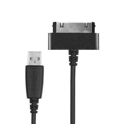 USB Kabel compatibel met Samsung Galaxy Note 10.1 / Tab 8.9 / Tab 10.1 / Tab 2 7.0 / Tab 2 10.1 / GT-N8000 / GT-P3100 / GT-P5100 / GT-P6800 / GT-P7500 - 1.0m Datakabel tablet zwart