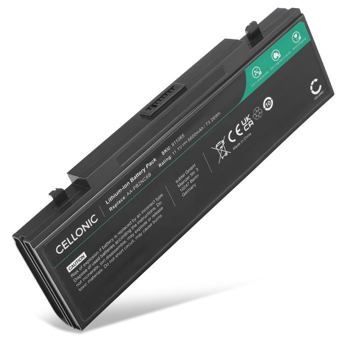 Batterij voor Samsung M60, P50 Pro, E172, Q70, NP-Q70, R39, R39 Plus, NP-R39, R620, NP-R620E, R510, R510, NP-R510, R420, AA-PB2NC6B Laptop - 6600mAh 11.1V 