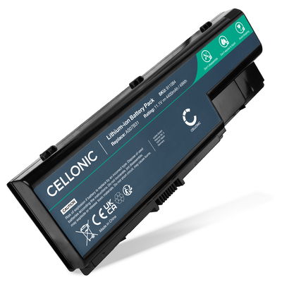Batterij voor Acer Aspire 8930G, 8920G, 8920, 7738G, 5920, Packard Bell EasyNote LJ65, LJ75, LJ71, eMachines E520, eMachines E510, Acer AS07B31 Laptop - 4400mAh 11.1V 