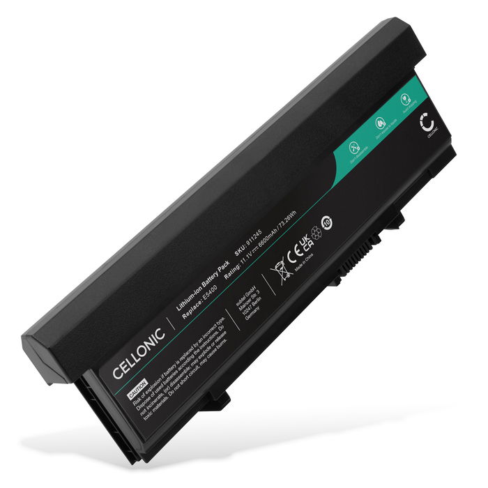 Batterij voor Dell Latitude E5550, E5500, E5410, E5510, E5400, PP32LA, MT196, KM742, KM760, RM661 Laptop - 6600mAh 11.1V 
