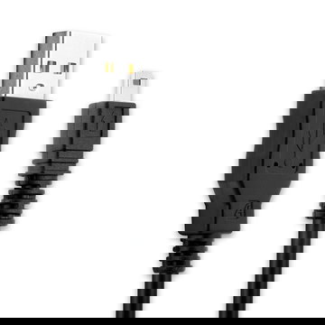 Camera USB Cable for Sanyo VPC-E10 VPC-E60 VPC-E7 VPC-E6 VPC-E1500TP VPC-S60 VPC-S6 1.5m Fast Charging Data Cable for Camera Charger Lead PVC - Black