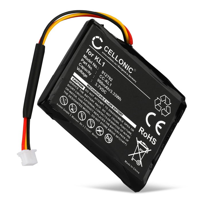TomTom Start 25 Accu Batterij 900mAh van Cellonic