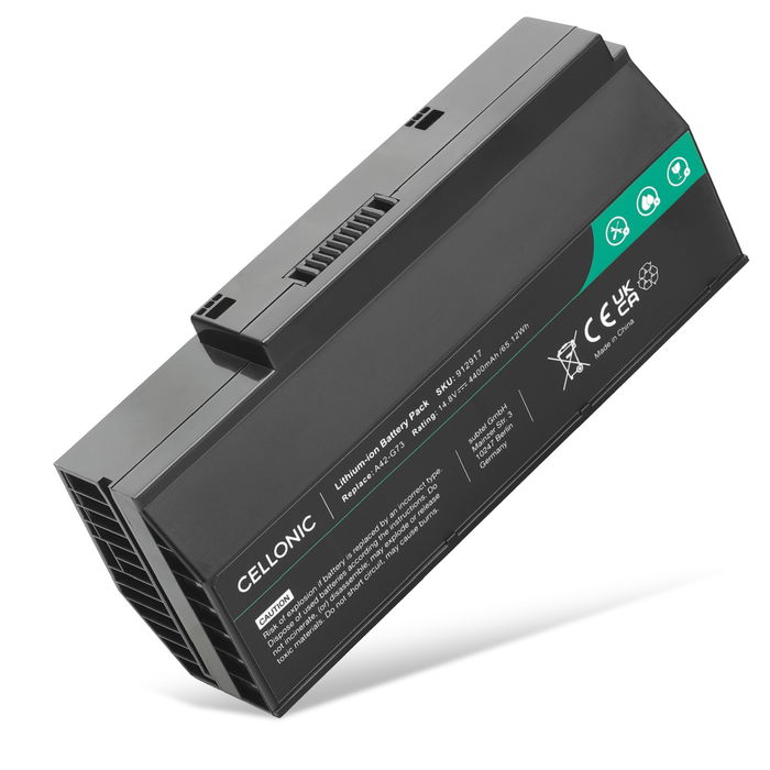 Batterij voor ASUS G73J, G73JH, G73, Lamborghini VX7, G73SW, G73S, VX7S, G53, VX7, G73JW, VX7SX Laptop - 4400mAh 14.8V 