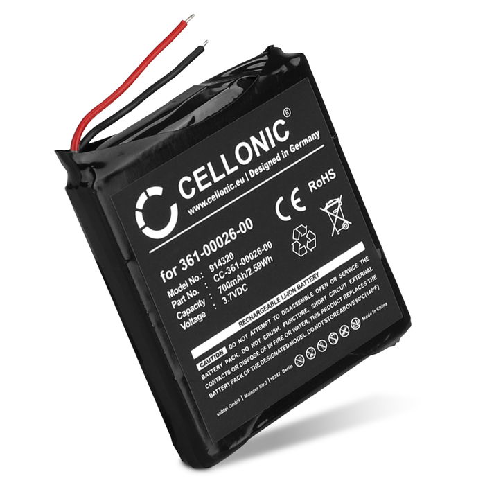 Garmin Forerunner 305 Accu Batterij 700mAh van CELLONIC