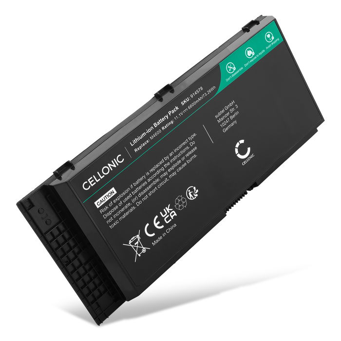 Dell FJJ4W Batterij 6600mAh van Cellonic