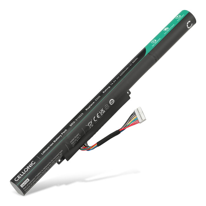 Batterij voor Lenovo IdeaPad Z500, Z510, Z500 Touch, Z400, Z410, Lenovo L12S4K01, L12M4F02 Laptop - 2200mAh 14.4V 
