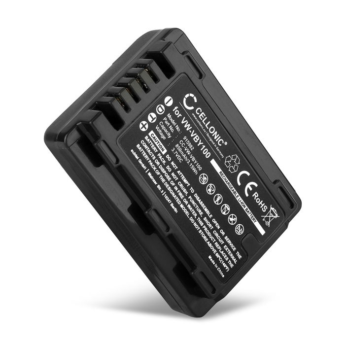 Panasonic VW-VBT190 Batterij 850mAh van Cellonic