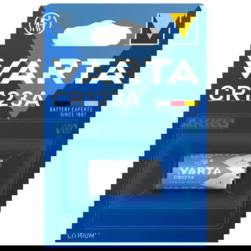 Varta CR123A 6205 Batterij voor Camera’s, Zaklampen & Meer – x1