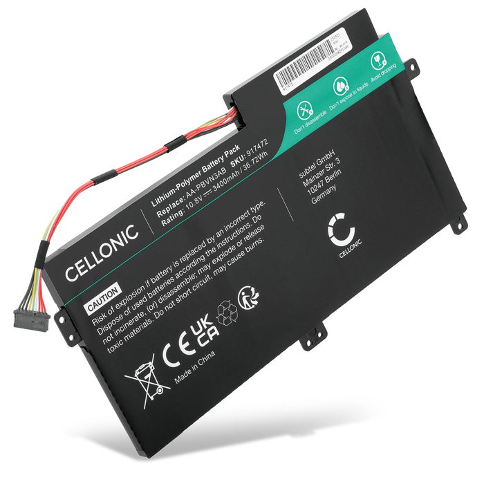 Samsung 370R5E Batterij 3400mAh van Cellonic