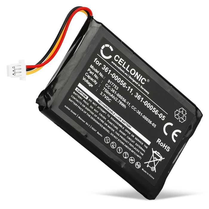 Garmin Nüvi 66 LM Accu Batterij 750mAh van CELLONIC