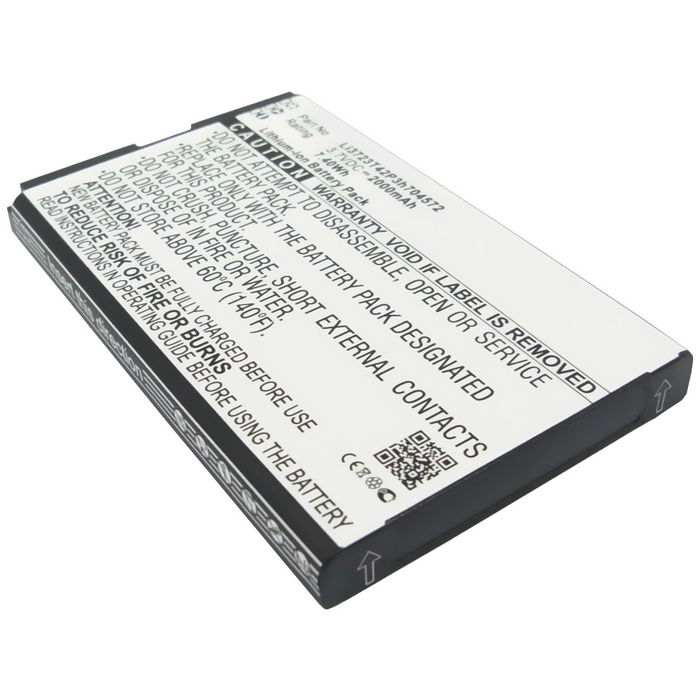 1x Battery for ZTE MF275, MF91, MF90 Plus, Falcon Z-917 Li3723T42P3h704572 (2000mAh, 3.7V) from CELLONIC