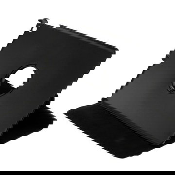 Tabletcase met standaard voor iPad Air 1 / iPad 5 / iPad 6 - beschermende tablethoes met 360° roterende verticale/horizontale standaard - zwart