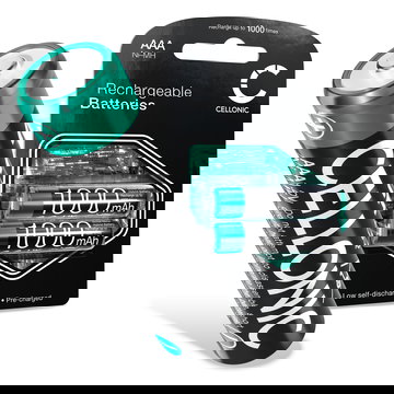 CELLONIC 2x Accu AAA / Micro / R03 / LR03 - AAA Batterijen NiMH 1.2V voor Afstandsbedieningen, MP3-spelers, Babyfoons, Telefoons