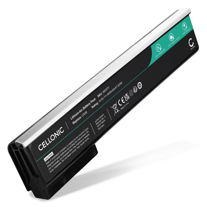 Battery for HP ProBook 650 G1, 640 G1, 645 GO, 645 G1, 655 G1, CA06, CA06XL 10.8V 4400mAh from CELLONIC