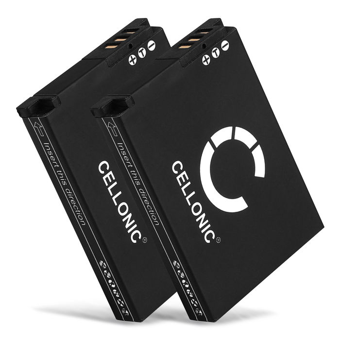 2x Samsung WB500 Accu Batterij 1050mAh van CELLONIC