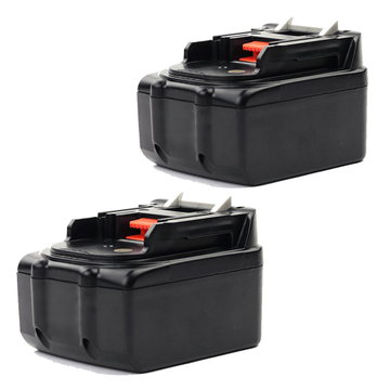 2x Batterij compatibel met Makita DMR110, DMR107 ,DMR108, BDF343, BMR102 ,DMR102, DMR105 - BL1415, BL1430, BL1450, BL1440, 194065-3 3Ah vervangende accu reservebatterij extra energie