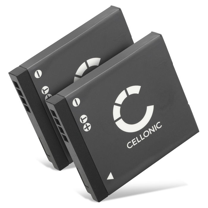 2x Panasonic Lumix DMC-FS45 Accu Batterij 700mAh van CELLONIC