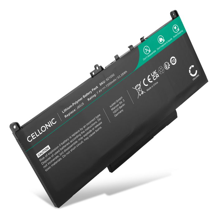 Dell Latitude 7400 2-in-1 Batterij 7200mAh van Cellonic