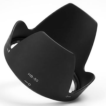 HB-50 Camera Zonnekap voor Nikon AF-S NIKKOR 28-300 mm 1:3,5-5,6G ED VR – Plastic bajonet Tulp / Petal Zonnekap van CELLONIC