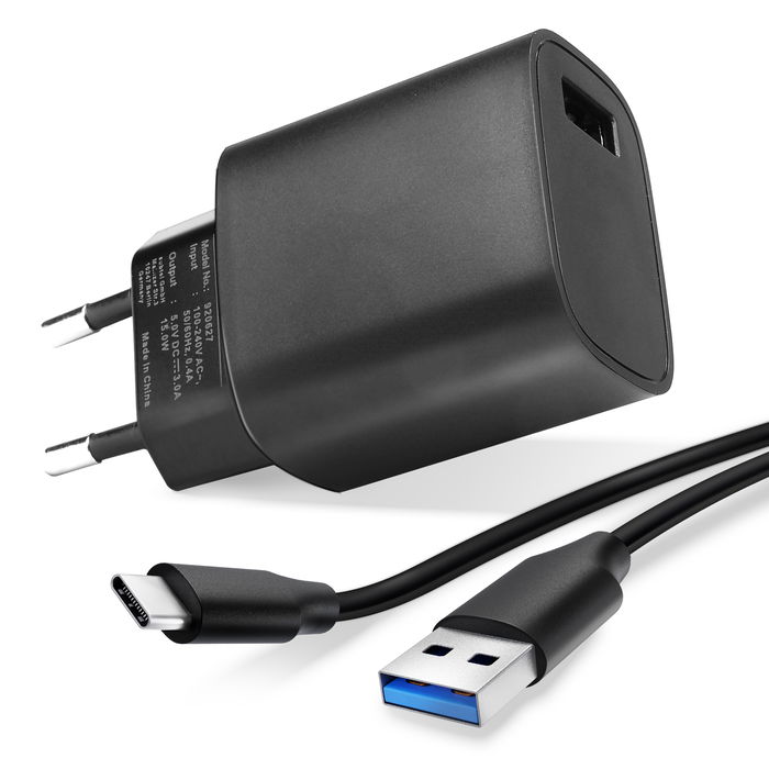 Samsung Galaxy Tab S6 Lite (Wi-Fi) SM-P610 Oplader USB Kabel - 1m Laadkabel & AC stroomadapter van subtel
