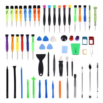 60-delige reparatiekit voor mobiele apparaten, met 7 x Pentalobe schroevendraaiers, 5 x TORX schroevendraaiers, pincet & meer | reparatie tools voor smartphones