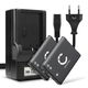 2x Accu EN-EL19, NP-BJ1 700mAh + Oplader