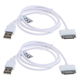 2x 30 Pin Dock Connector to USB A Data Cable, 1m