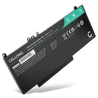 Batterij voor Dell Latitude 5450, E5450, E5550, E5470, E5570, E5270, E5250, Vostro 3510, Precision 3510, CHWGG, Laptop - 7200mAh 7.4V 