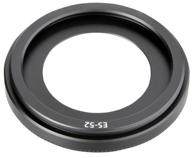 ES-52 Camera Zonnekap voor Canon EF 40mm f/2.8 STM EF-S 24mm f/2.8 STM – Plastic bajonet Rond Zonnekap van CELLONIC