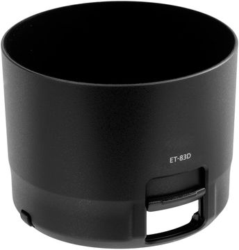 ET-83D Camera Zonnekap voor Canon EF 100-400 mm 1:4.5-5.6L IS II USM – Plastic bajonet Rond Zonnekap van CELLONIC