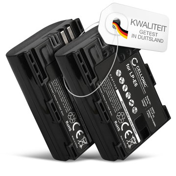 Stroomadapter voor Canon EOS RP, EOS 200D EOS 77D, 800D 850D (AC-E6 AC-E6N + DR-E18) – AC-adapter (inclusief ACK-E18) (ca. 3m oplaadkabel – 8V, 2A, 24W) () van CELLONIC