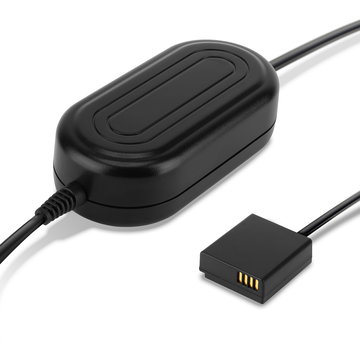 Vervangende AC adapter voor Leica D-Lux, Lumix DMC-LX100, DMC-GX7 -GX80, DMC-TZ80, DC-TZ90 -TZ91 AC-adapter DMW-AC8 + DMW-DCC11 DC-koppeling – Dummybatterij – Batterij-eliminator van subtel