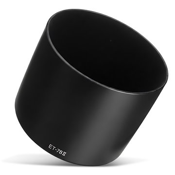 ET-78 II Camera Zonnekap voor Canon EF 135mm f/2L USM, EF 180mm f/3.5L Macro USM – Plastic bajonet Rond Zonnekap van CELLONIC