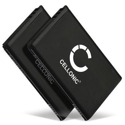 2x A051,10000058 batterij voor huistelefoon voor Telekom Sinus 806, Snom M65, Telefunken FHD 170/5 - 1200mAh vervangende accu draadloze telefoon