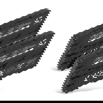 2x Batterij voor Sony SLT-A58 SLT-A77 SLT-A65 SLT-A57 ILCA-77M2 SLT-A99 DSLR-A200 A68 A7 II 1400mAh camera van CELLONIC