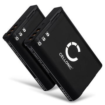 2x Batterij voor Nikon Coolpix B700, Coolpix P600, Coolpix P610, Coolpix P900, Coolpix S810c EN-EL23 Accu (1600mAh, 3.6V - 3.7V) van CELLONIC
