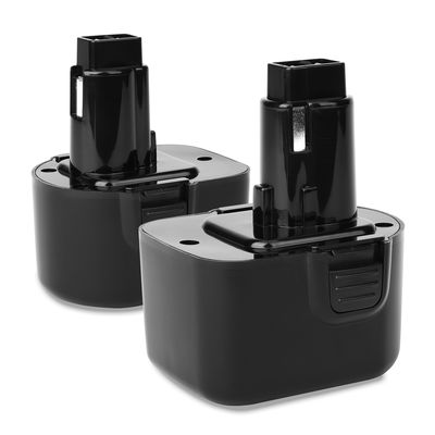 2x Batterij voor Dewalt DC727, DC740, DC740F2, DC740K2, DC740KA, DC740KN, DW907, DE9071, DE9074 12V 3Ah NiMH van CELLONIC