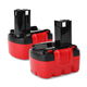 2x Accu 2607335711, BAT140, 2607335685, 2607335686, 2607335432 3000mAh