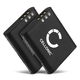 2x Accu Li-90B Li-92B 1100mAh