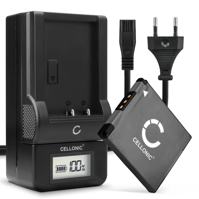 Canon IXUS 150 Accu Batterij + Oplader 600mAh van CELLONIC