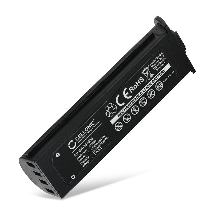 Batterij voor Cipherlab 1560 1562 1564 (BA-001800, KB1A371802963) 700mAh van CELLONIC