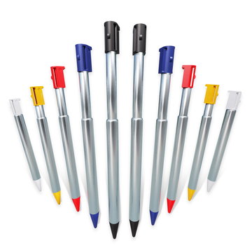 Set: 10x stylus pen - snel reagerende reserve pen, compatibel met Nintendo 3DS penhouder - vervangende aanraak stift, Pointer voor touchscreen - tekenstift