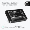 2x Batterij 1300mAh