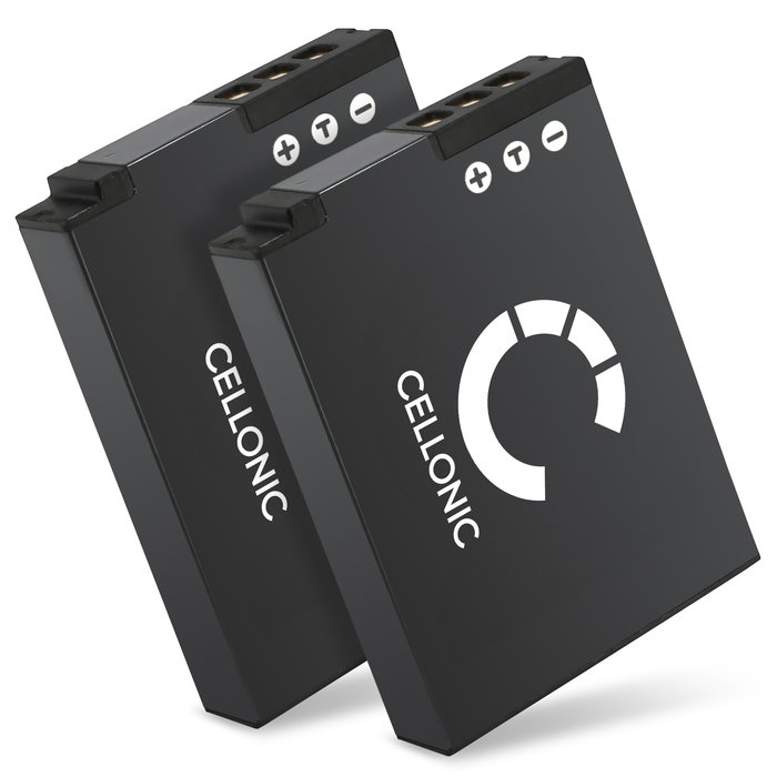 2x Nikon Coolpix S6300 Accu Batterij 1100mAh van CELLONIC